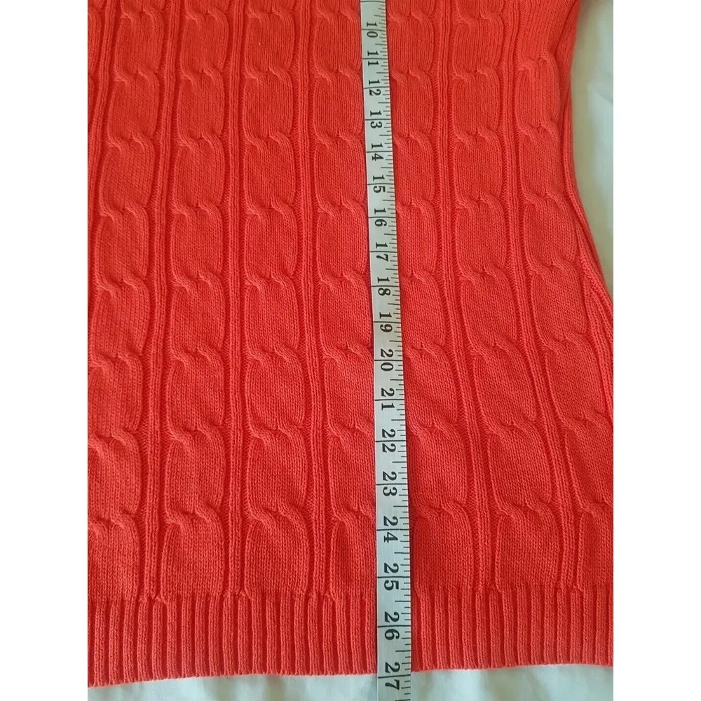 Liz Claiborne Womens  Sweater Size Large Ribbed Cable Knit Round Neckline NWT - Image 11