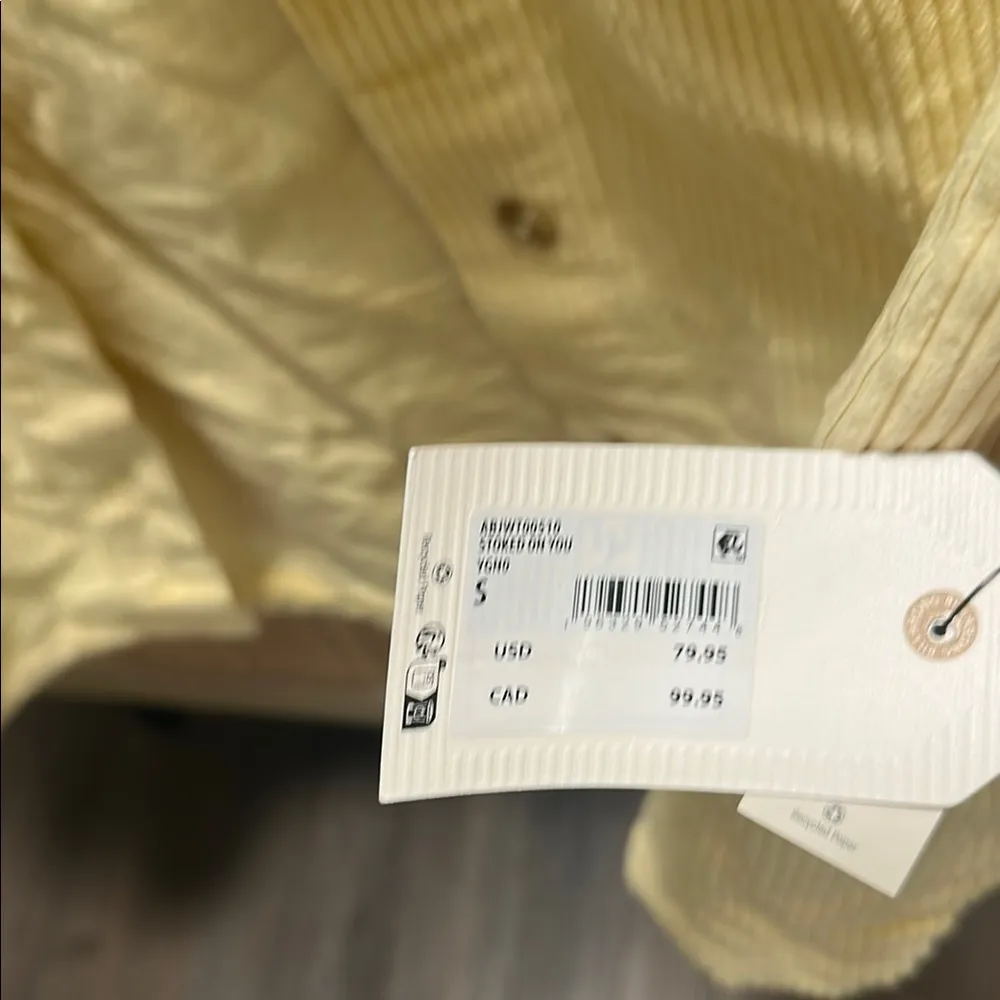 Women's Cream Corduroy Button Down - Image 8