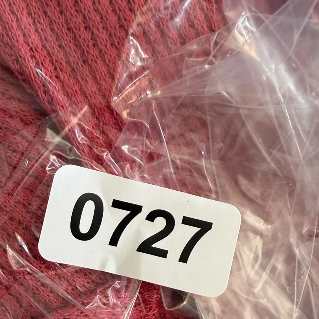 H&M Red Button-Down Long Sleeve Top‎ - Image 4