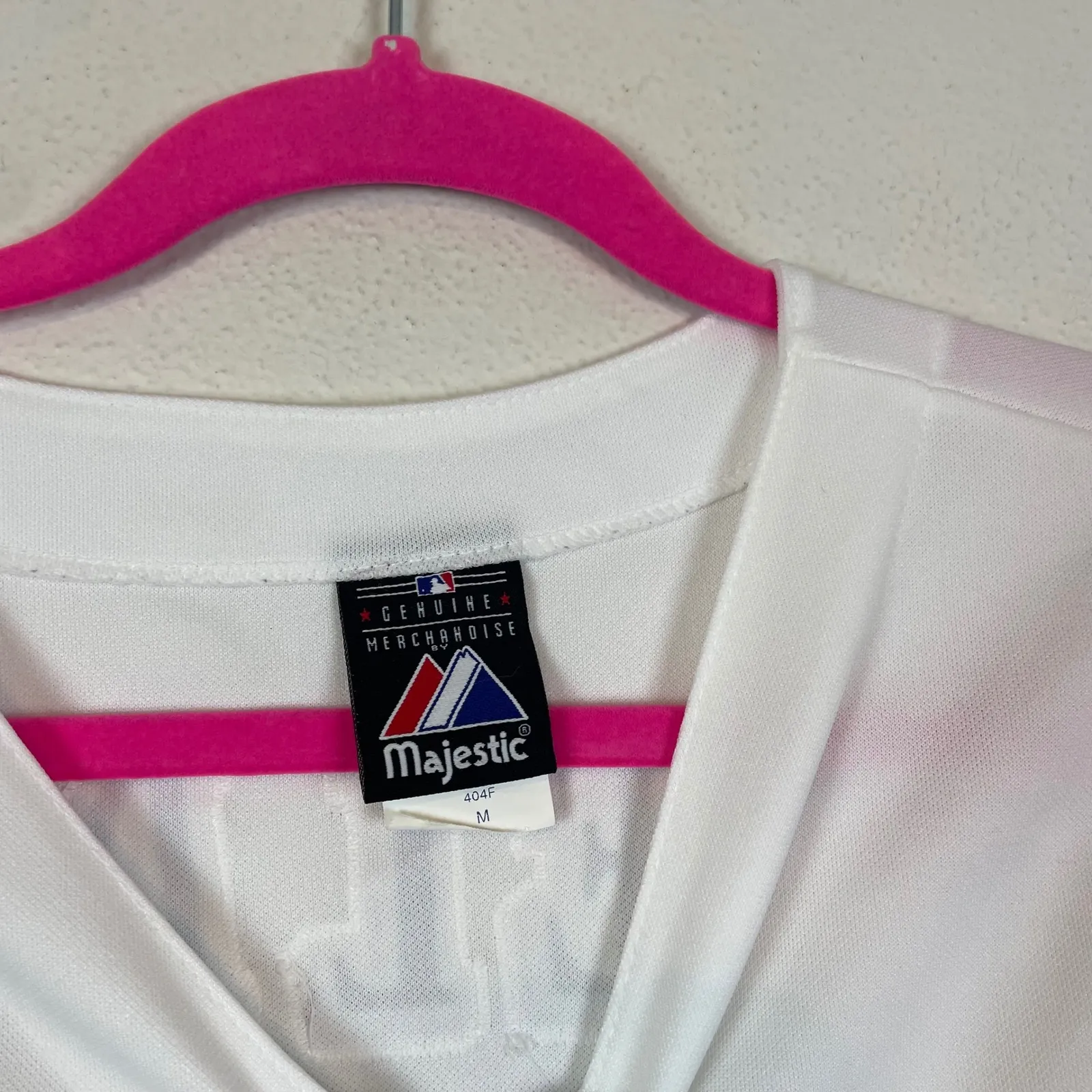 Milwaukee Brewers Prince Fielder 28 Majestic Baseball Jersey Women's Medium‎ - Image 3