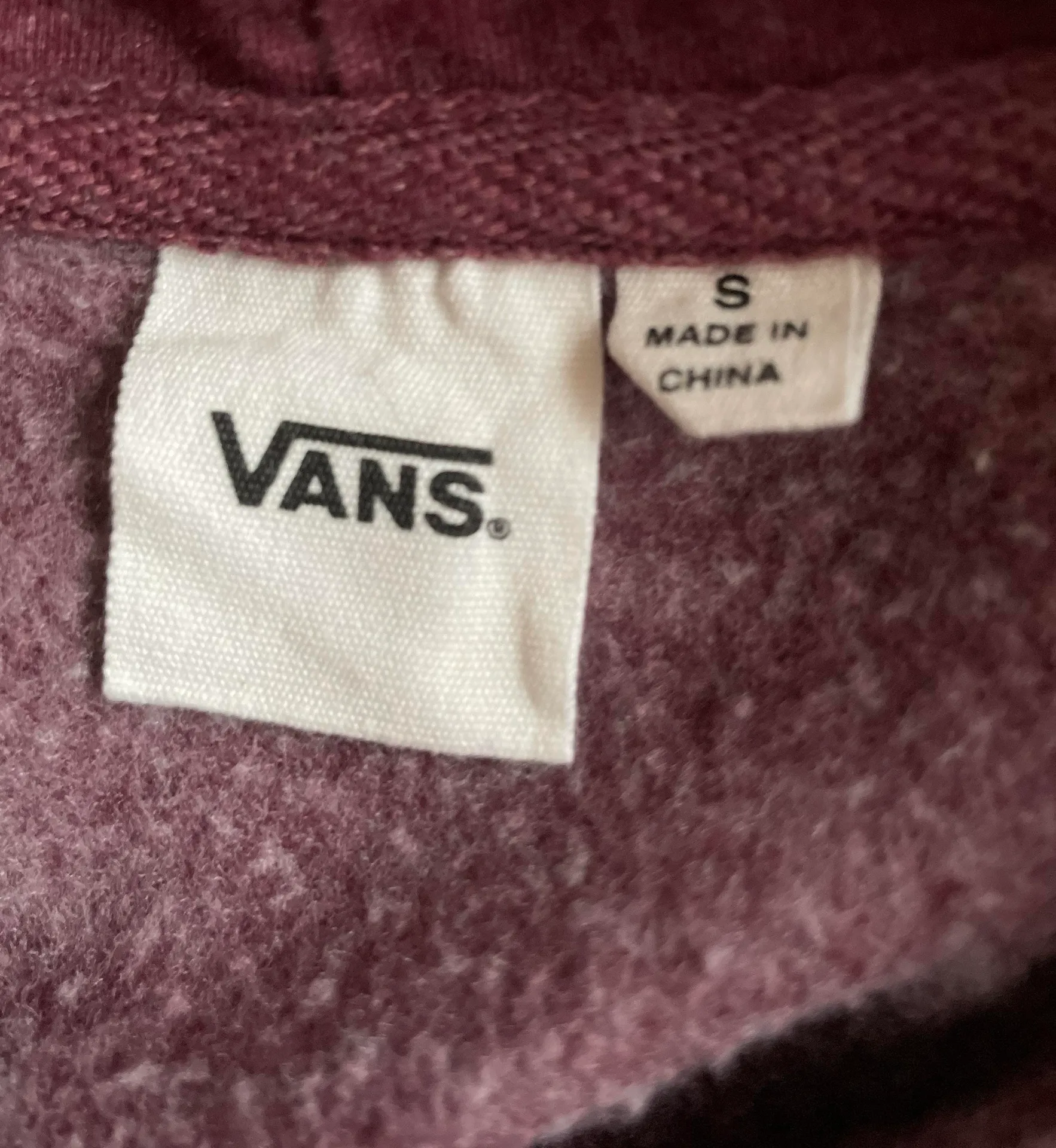 Vans Maroon Sweatshirt - Image 4