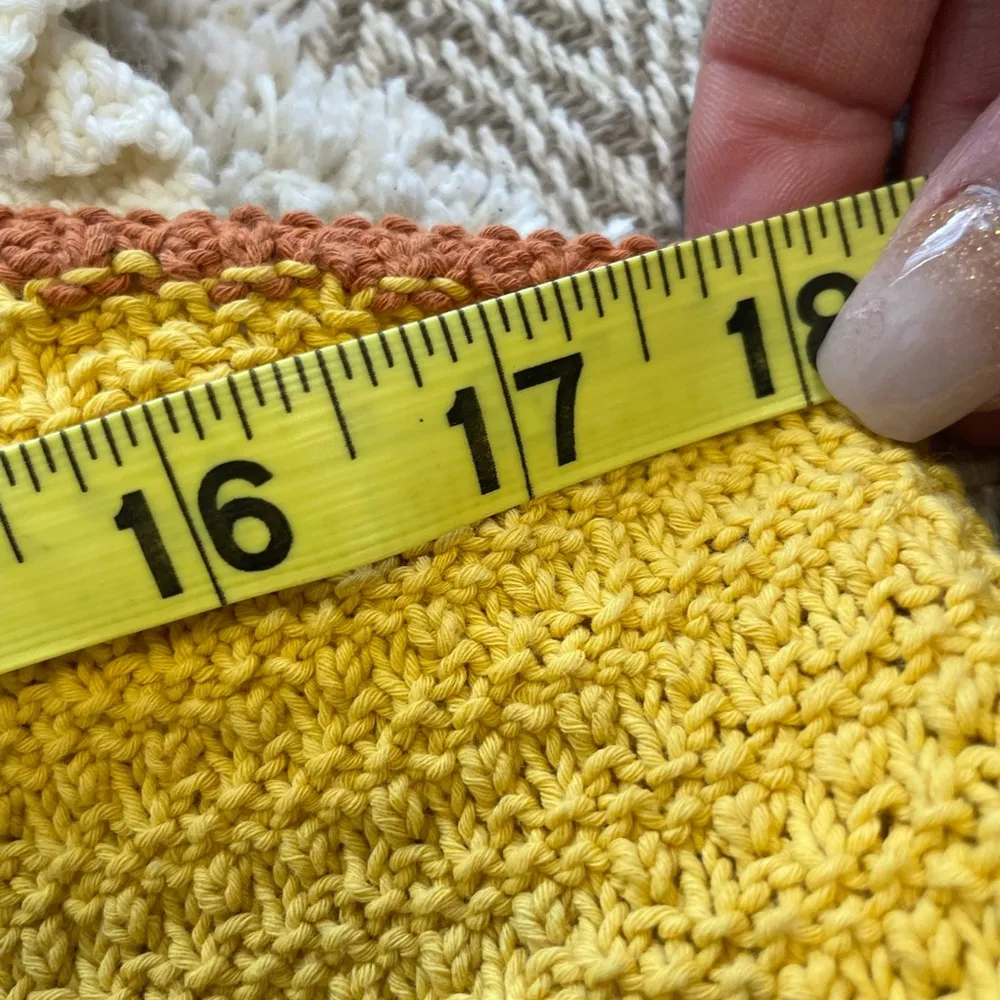 Madewell crocheted ruffle strap sweater tank sz M - Image 15