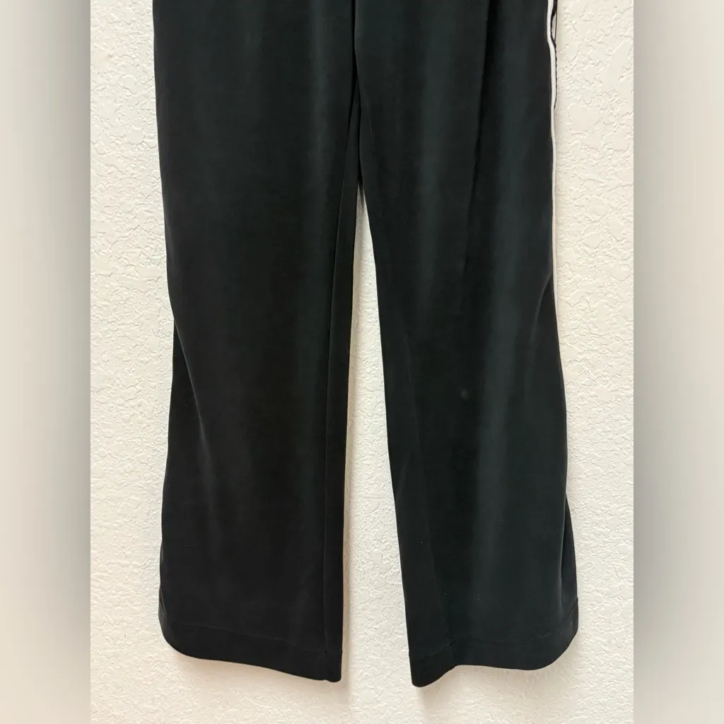 OYSHO Softstreme Feel Black Wide-Leg Pants with tuxedo woven striped down side - Image 7