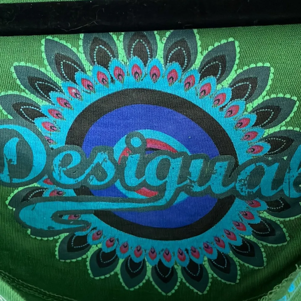 Desigual Bohemian Print Dress Small - Image 6