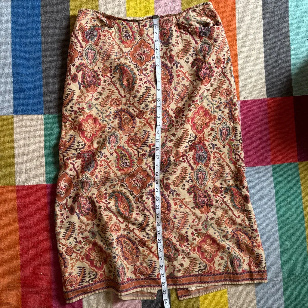 Sundance Paisley Midi Skirt - Image 8