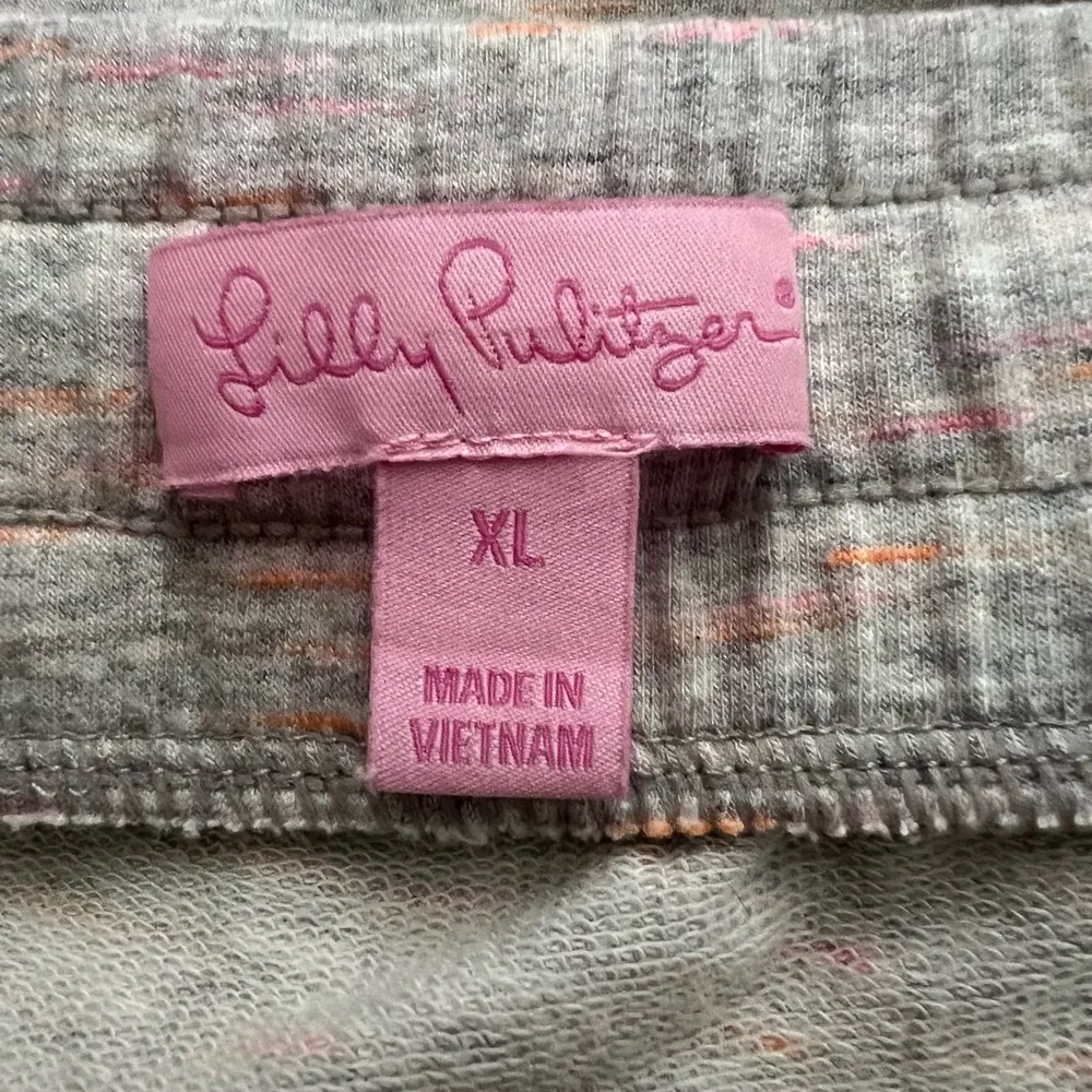 Lilly Pulitzer Zia Skirt XL Women’s Heathered Seaside Gray Beachwalk Space Dye - Image 4