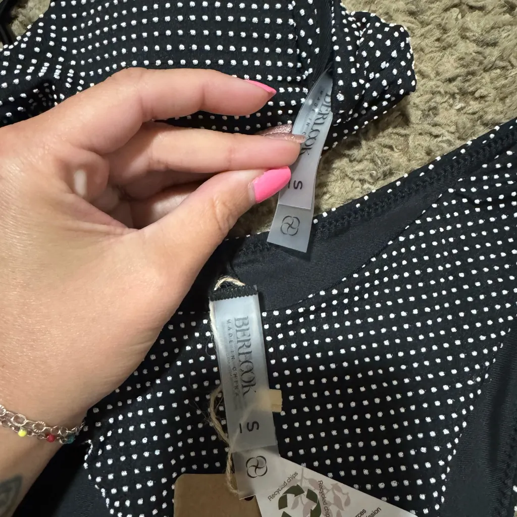 Black Polka Dot Bikini Set - Image 4