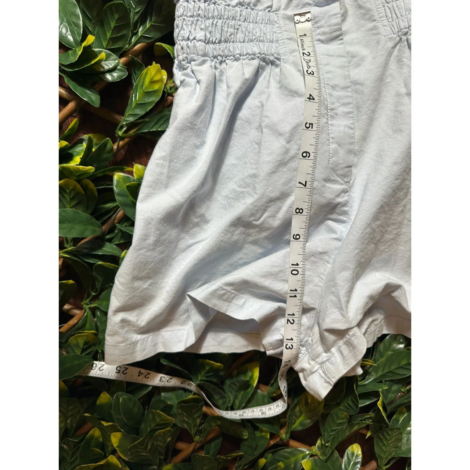 Zara Baby Blue Shortall Jumpsuit Size Medium - Image 6