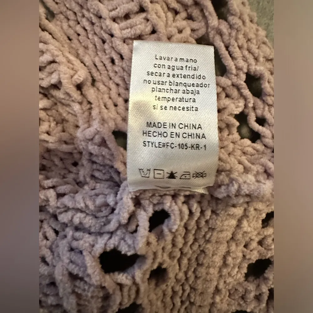 Karlie light purple cropped sweater size L - Image 7