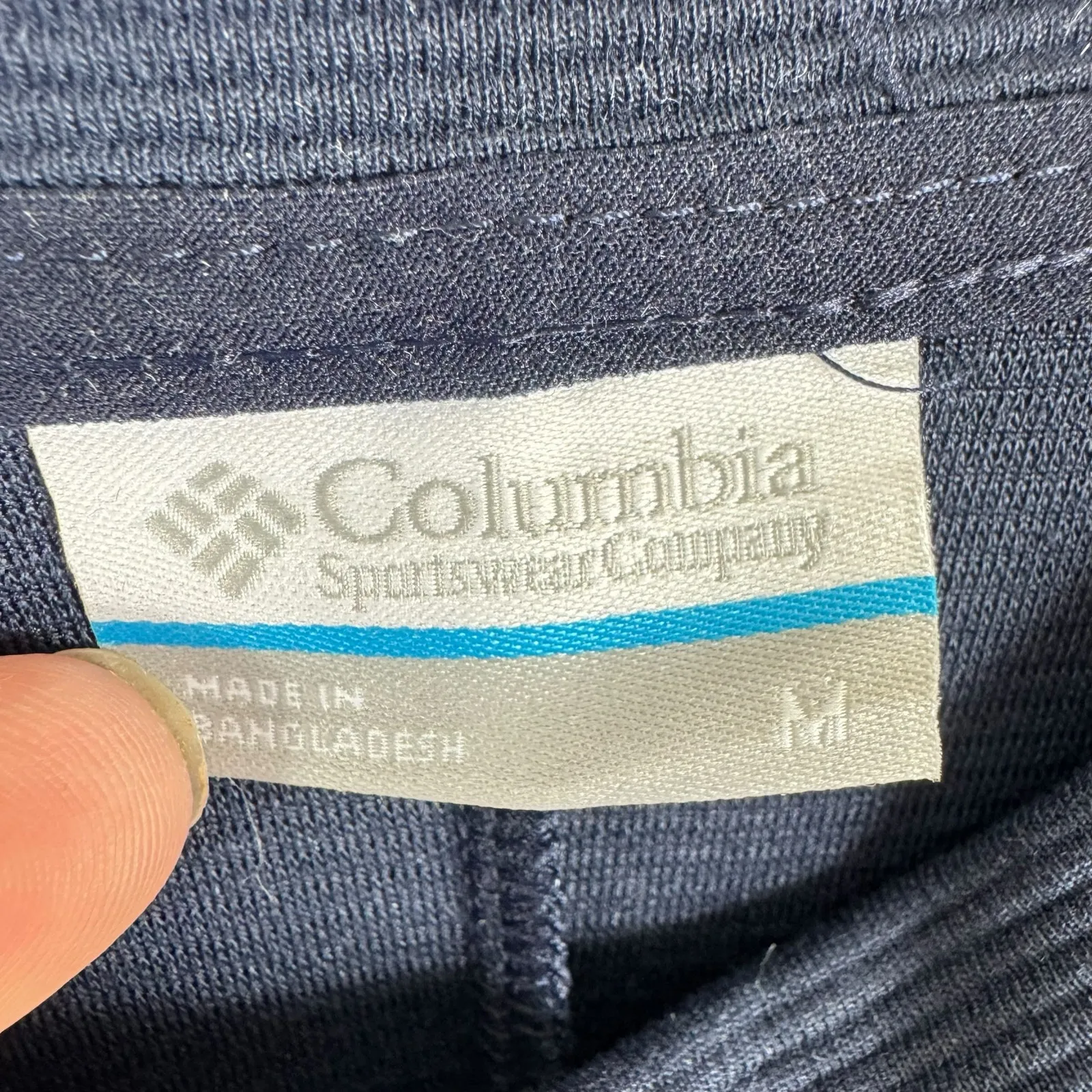 Columbia Navy Silverhurst Ottoman Long Sleeve Textured Above Knee Dress Size M - Image 4