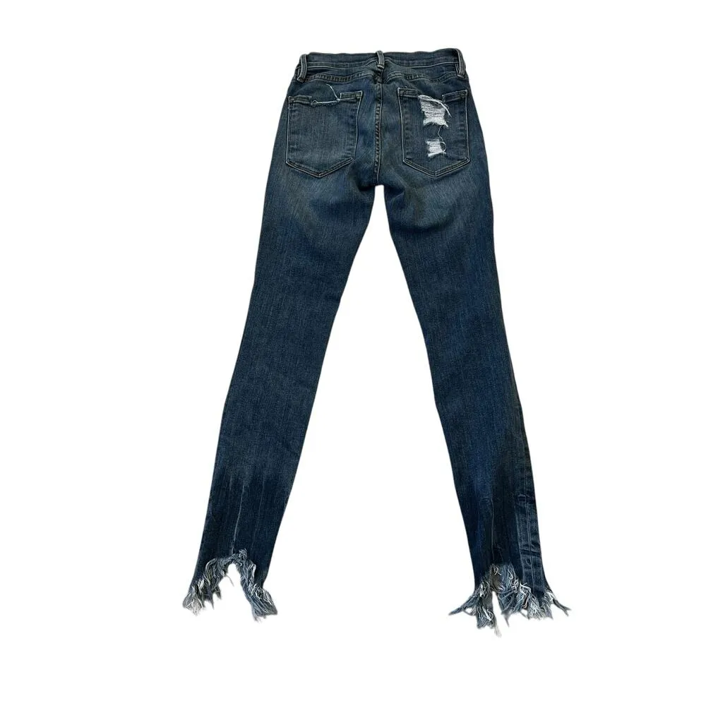 Frame Blue Le Skinny de Jeanne Skinny Jeans Women Size 24 | 29-13 - Image 2