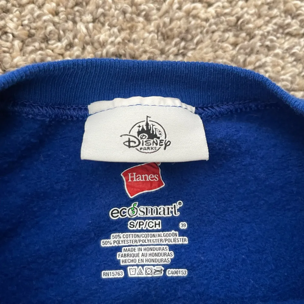 Disney Parks Disneyland Donald Duck Blue Crewneck Sweatshirt Size S - Image 4