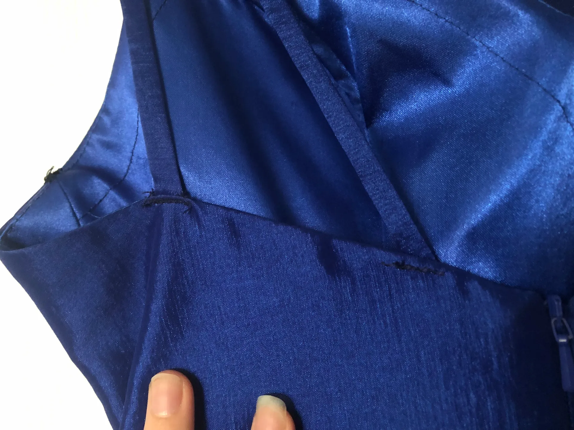 Long Alyce High-Low Taffeta Prom Dress with Slit - Image 8