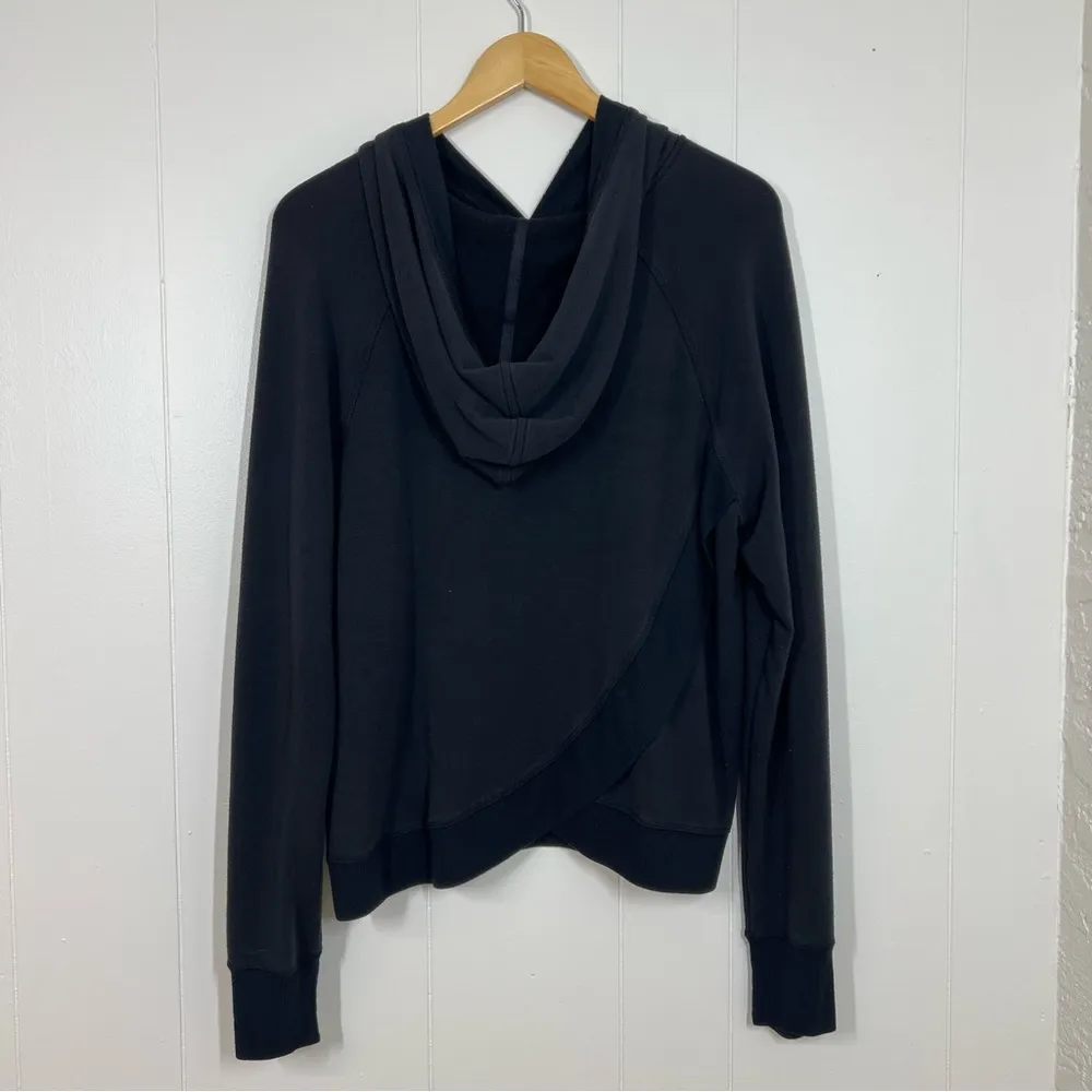 Athleta Black Modal Criss Cross Hoodie - Image 5