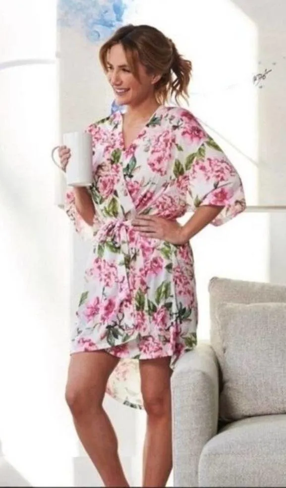 Show Me Your Mumu Brie Robe Kimono in Garden of Blooms Size Small - Image 13