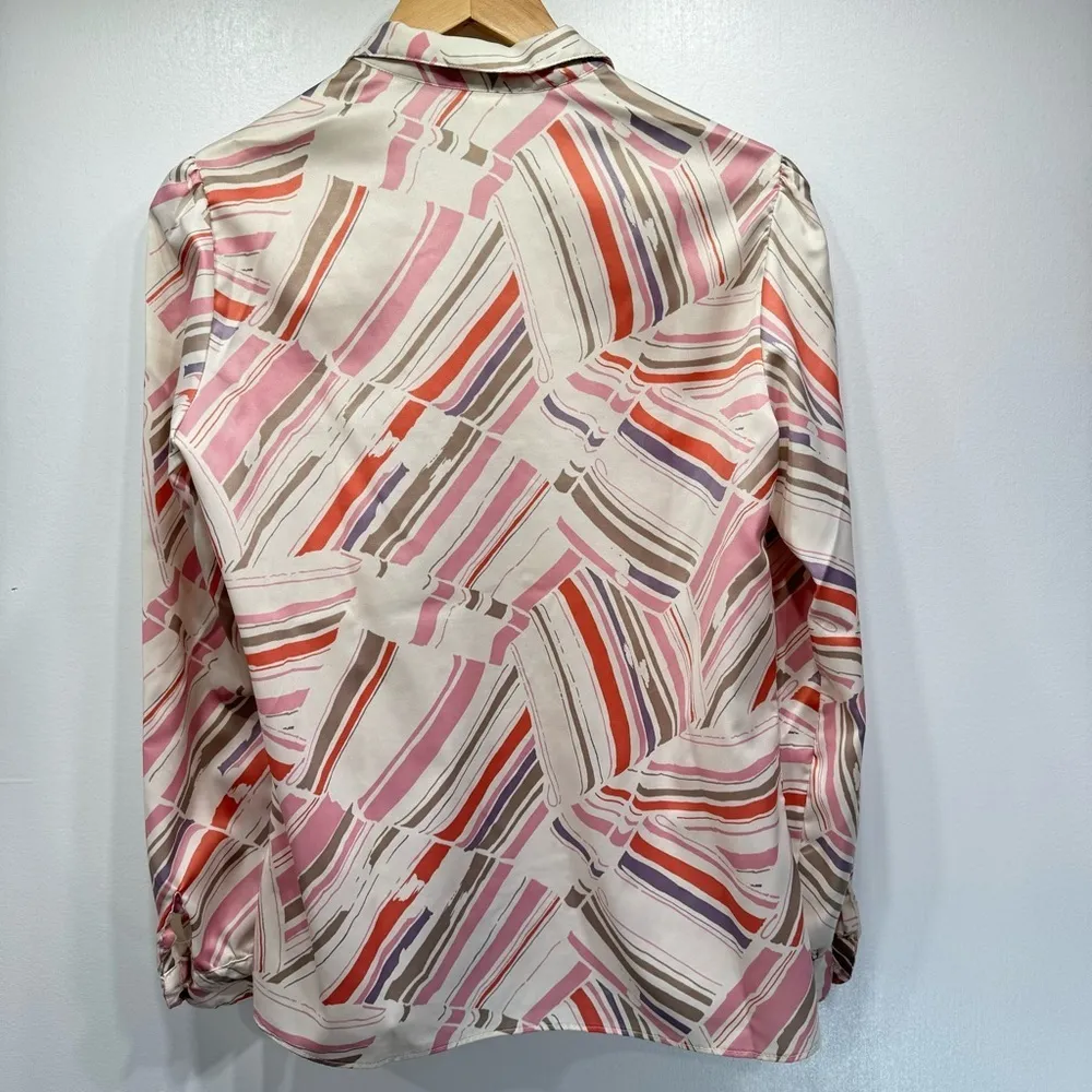 Levi Strauss & Co. Vintage 70s 80s Patchwork Print Blouse Union Made in the USA - Image 10