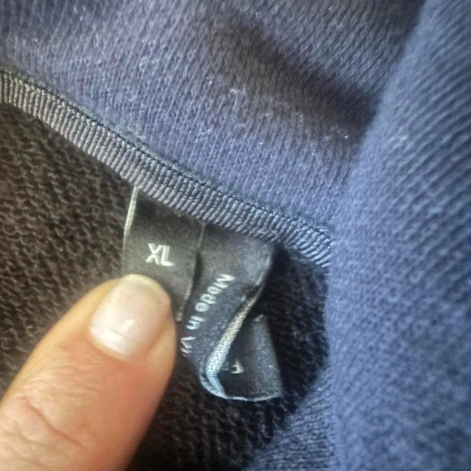 Theory, Hoodie in Tech Terry Cotton, Black, XL NWOT - Image 8