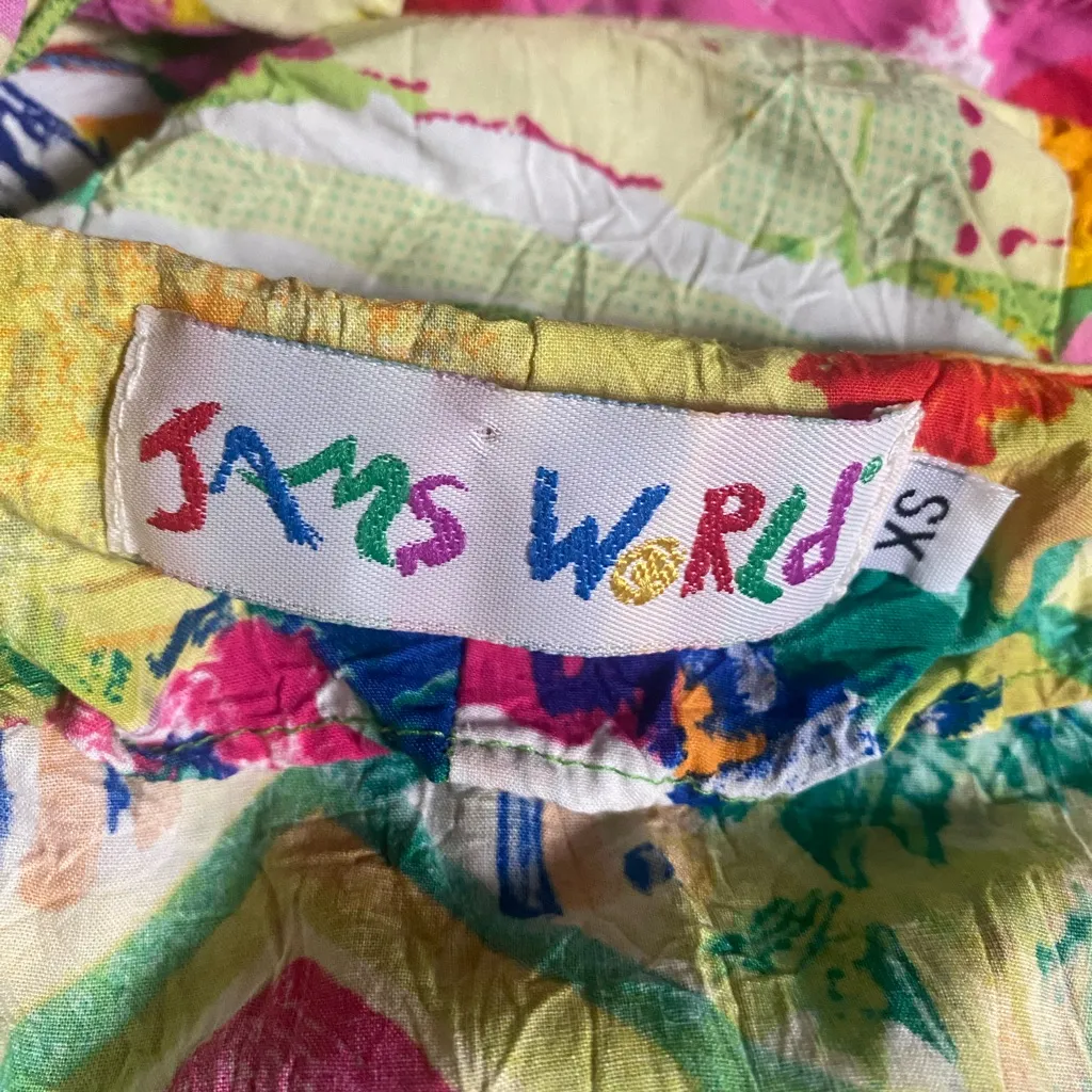 Vintage Jams World Tropical Print Mini
Dress - Multi-colored XS - Image 10