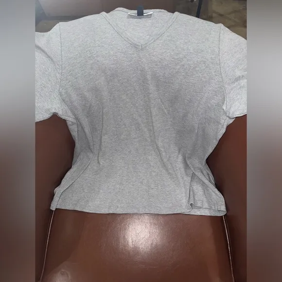 Karen Scott Plus Size Women’s  V Neck Knit Top - Image 2