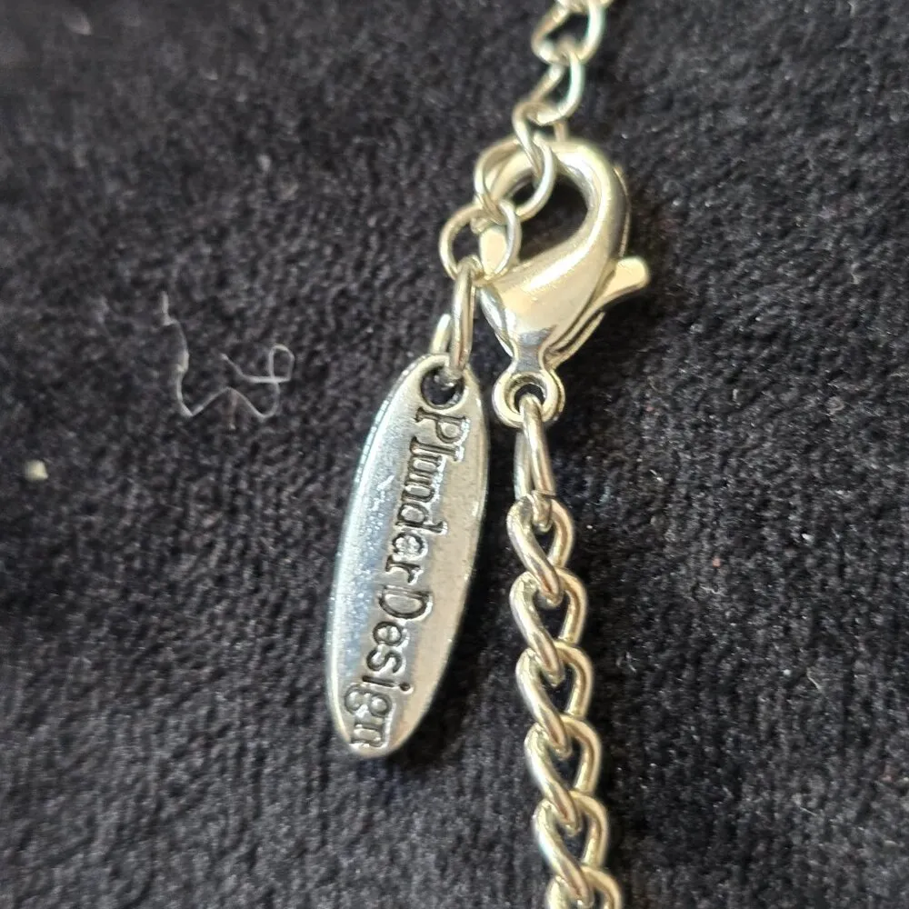 Plunder Pink Retired Flower Statement Necklace Womens Jewelry with Lobster Clasp - Image 7