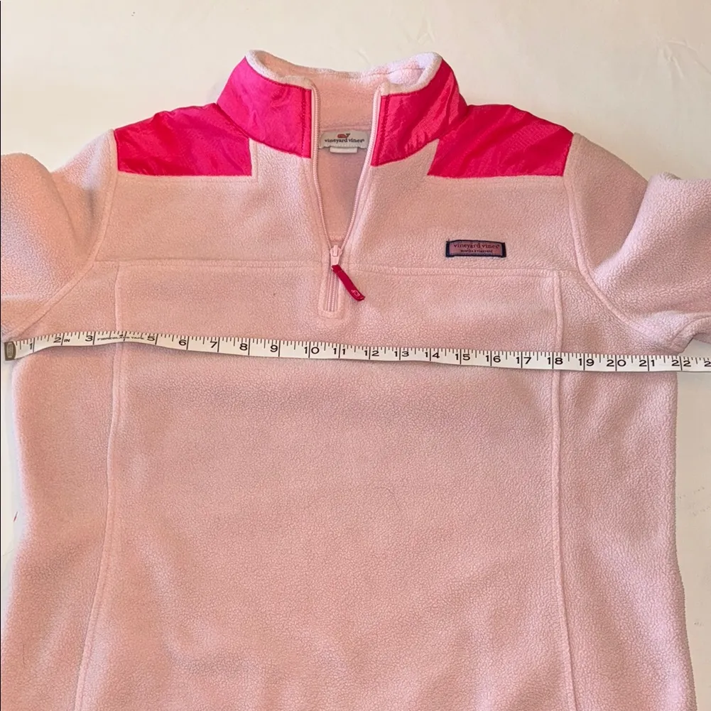Women’s Vineyard Vines Pink Fleece Jacket, size Medium - Image 3