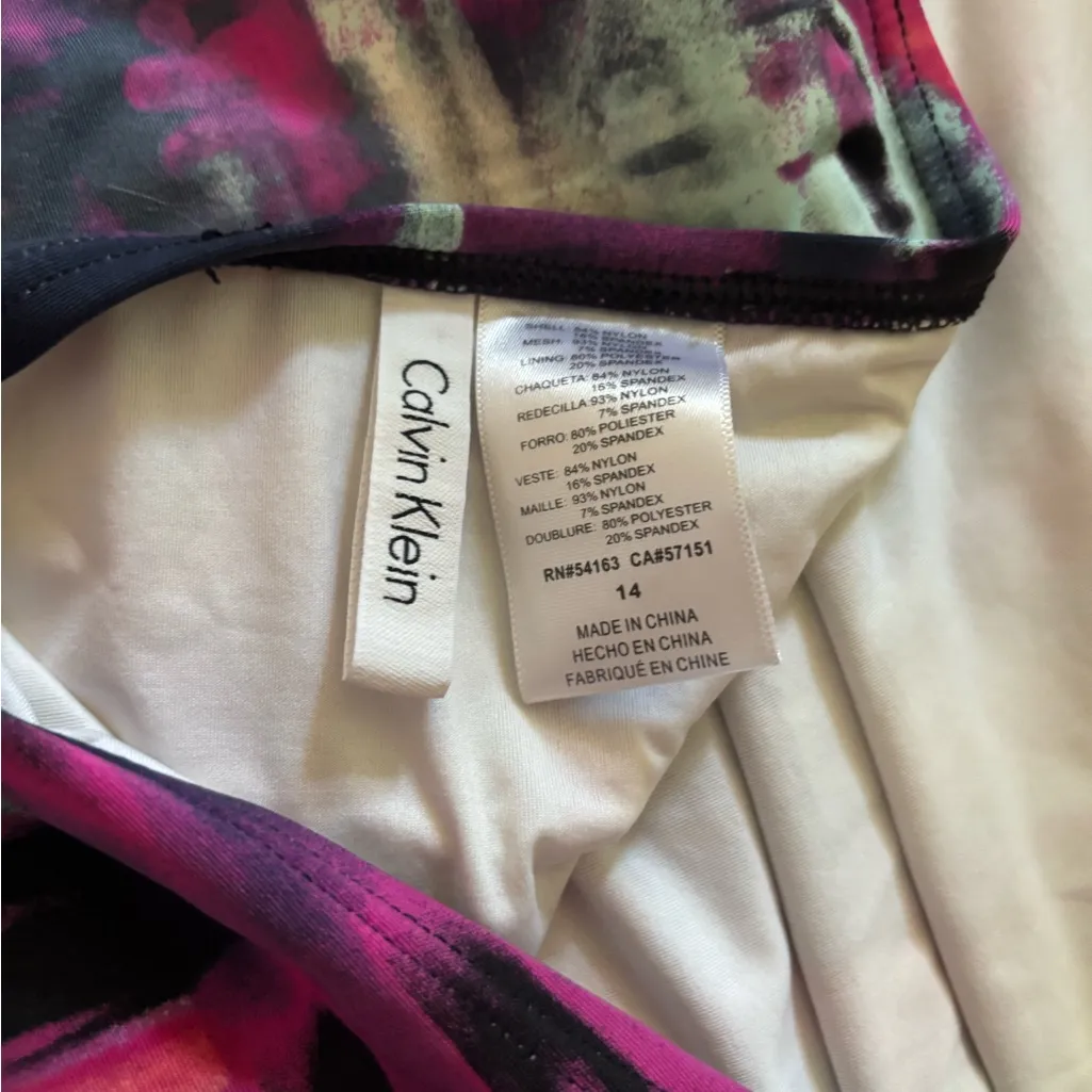 Calvin Klein Multicolor Abstract Swimsuit - Image 10