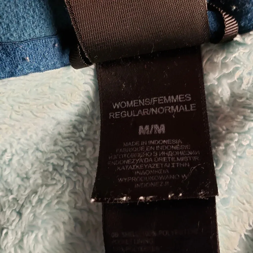 The North Face Fleece Full‎ Zip Jacket Blue Women’s Medium - Image 9