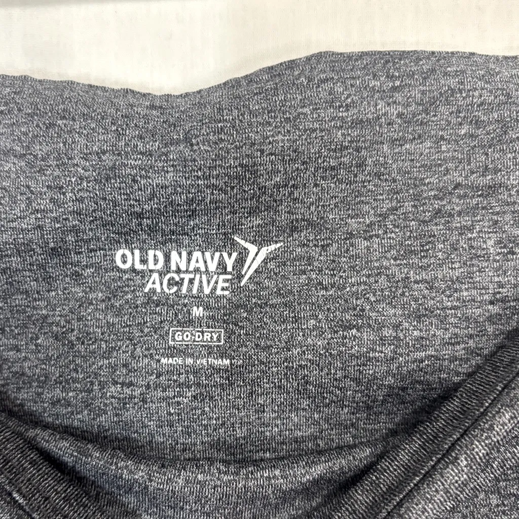 Old Navy Active Go Dry Ankle Leggings Womens M Gray Athletic Gym Athleisure - Image 6
