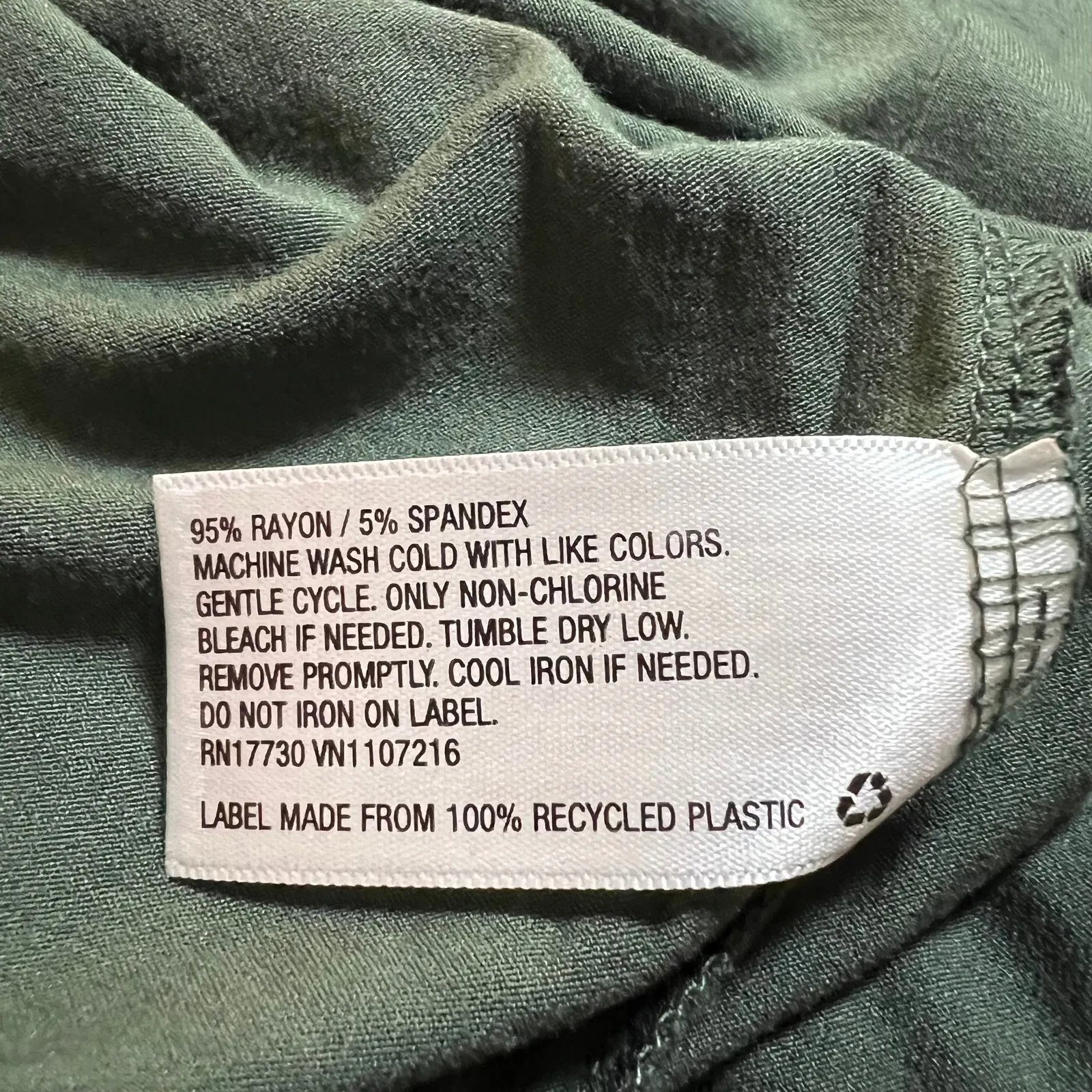 Merona Jersey Knit Button Up Tunic Shirt Size XL Minimalist Classic Casual - Image 5