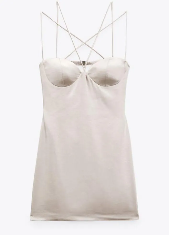 SATIN DRESS - Image 4