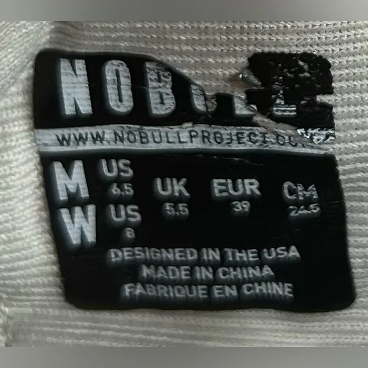 NoBull Women's Size 8 Men’s Size 6.5 Gradient Trainer Arctic Yellow/Gray - Image 5