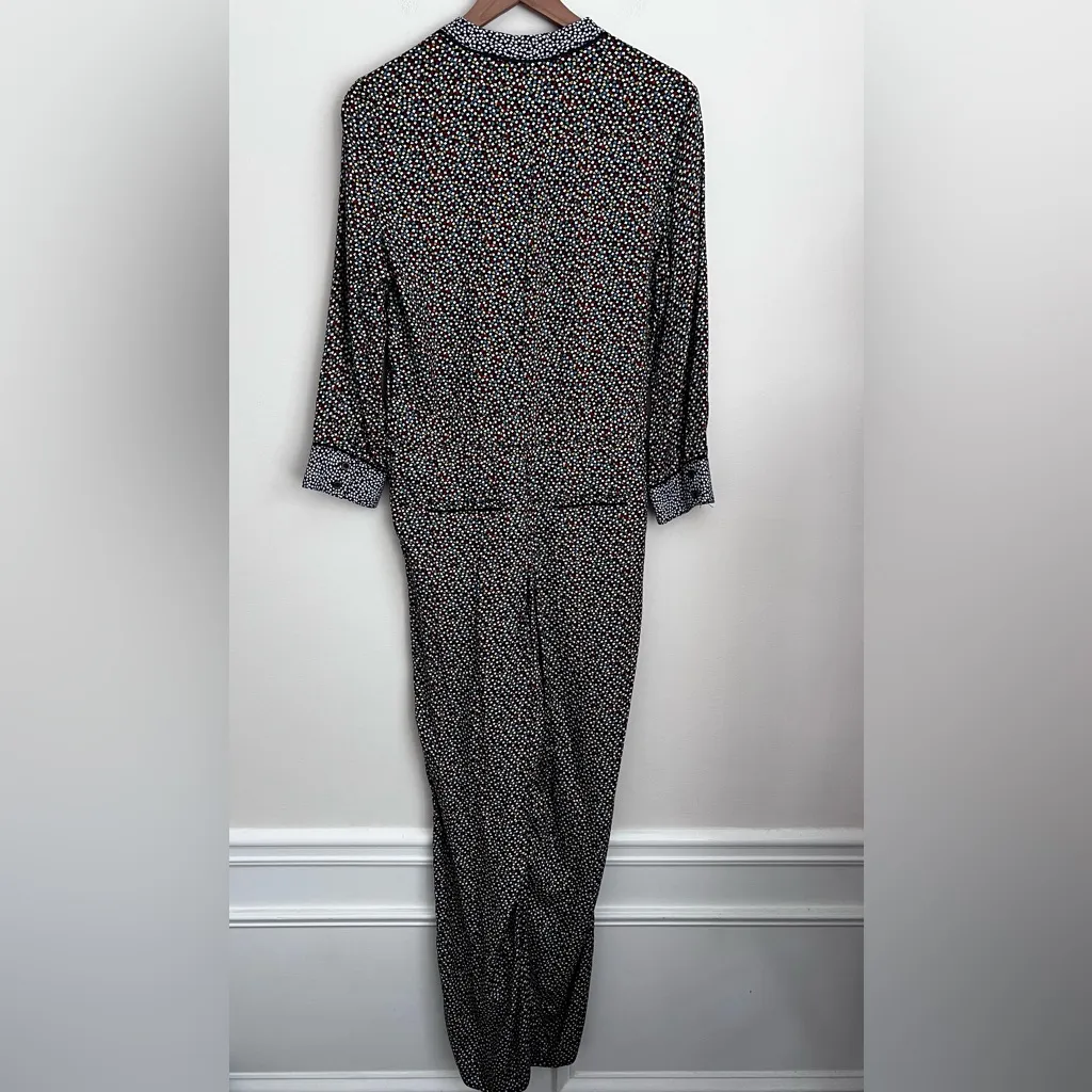 ANTHROPOLOGIE Ett Twa Christene Silken Jumpsuit Jumpsuit long sleeve 4 - Image 4