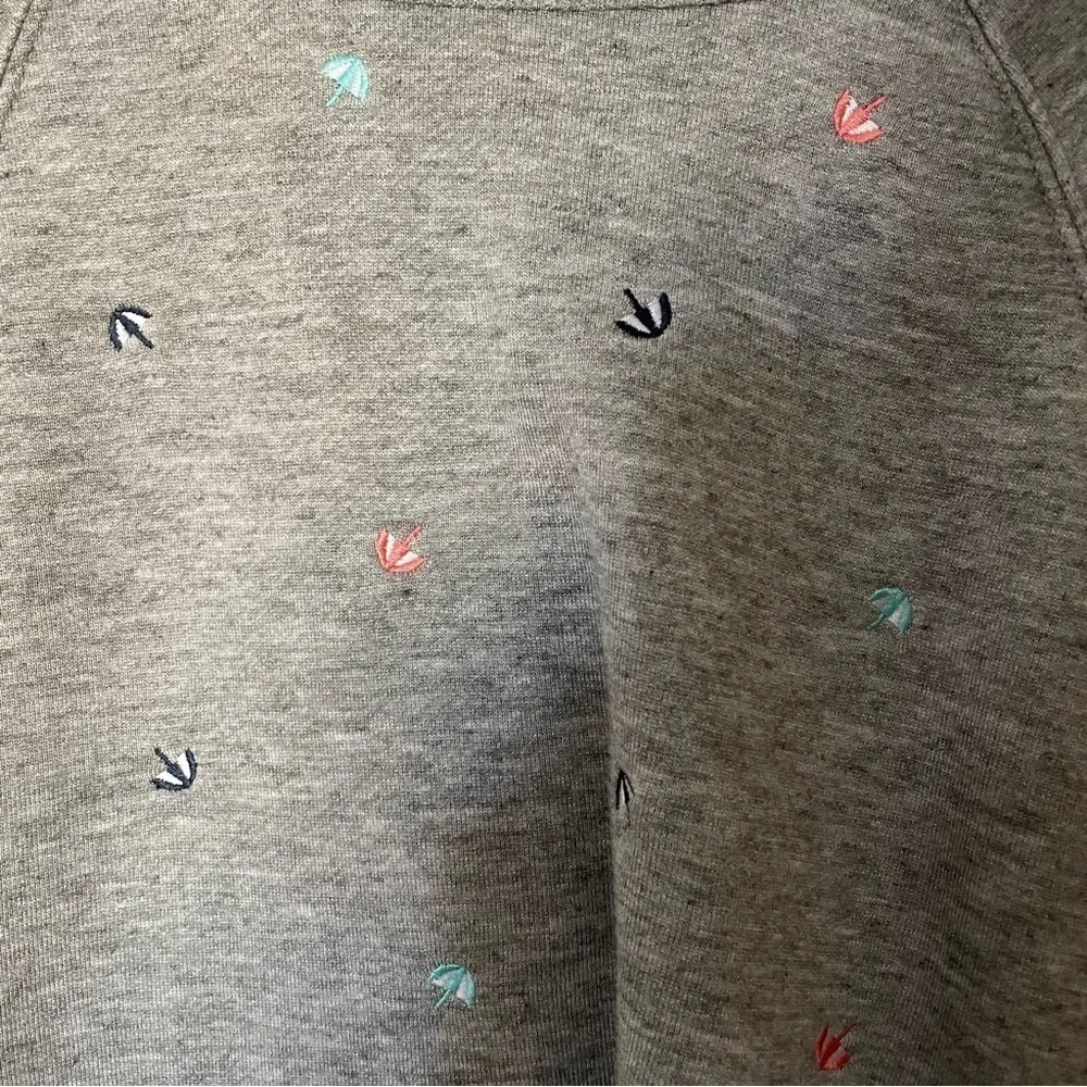 x Gray Malin Grey Umbrella Novelty Print Pullover Sweatshirt - Image 7