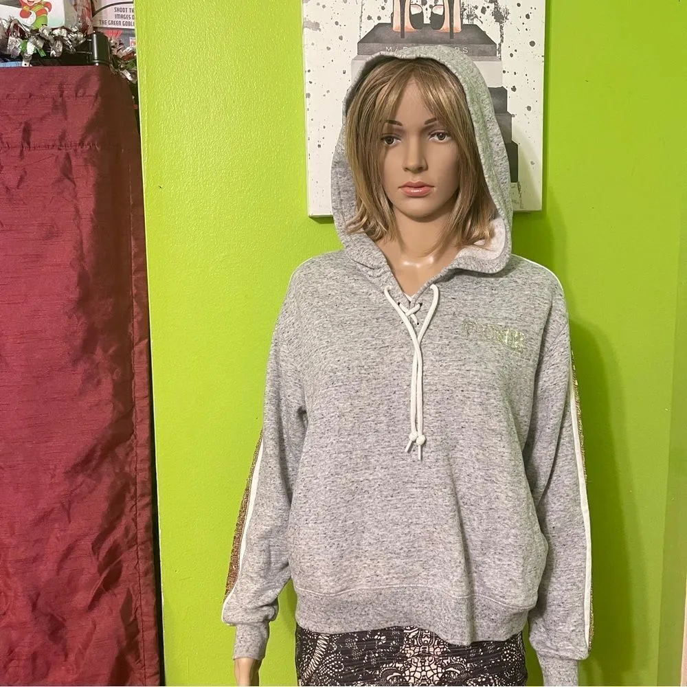 Victoria’s Secret Pink sequin hoodie XS - Image 6