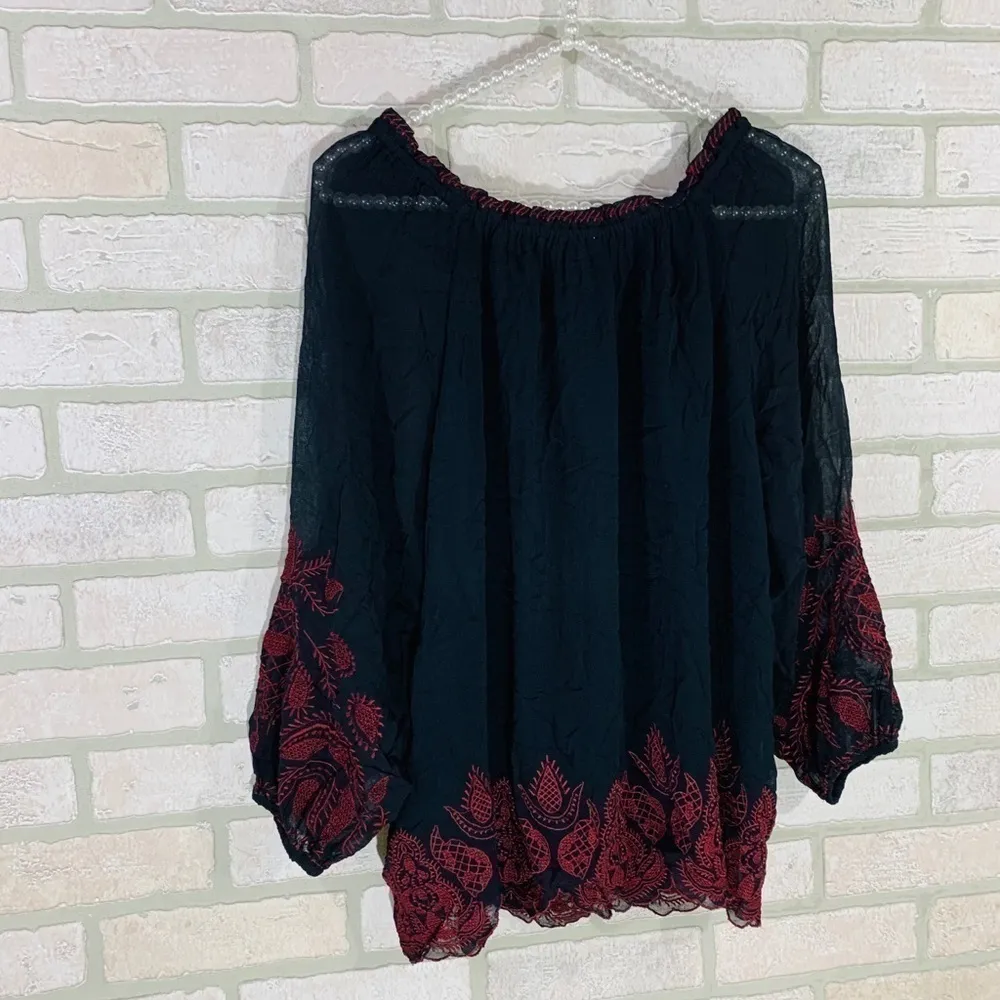 Joie Ariena Off The Shoulder Embroidered B… - Image 8