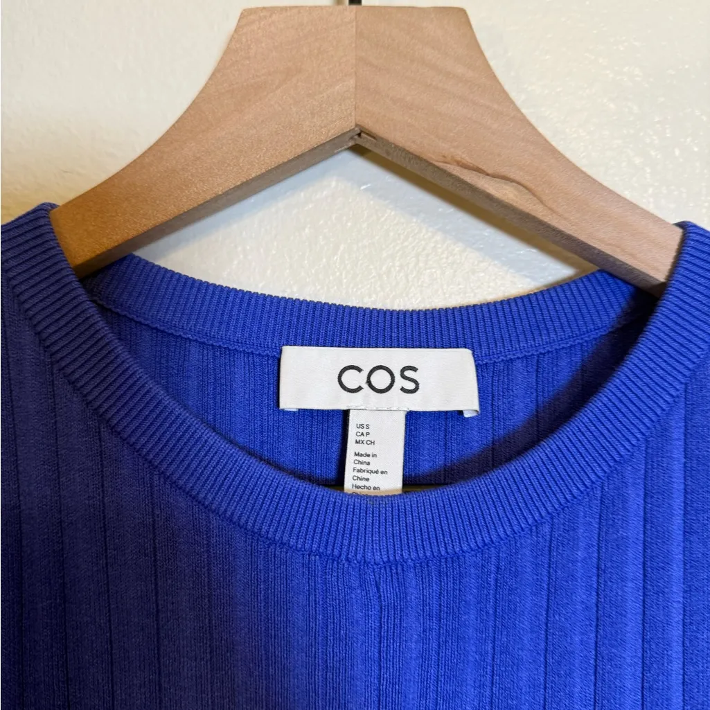 COS Pleated A-line Mini Dress - Image 3