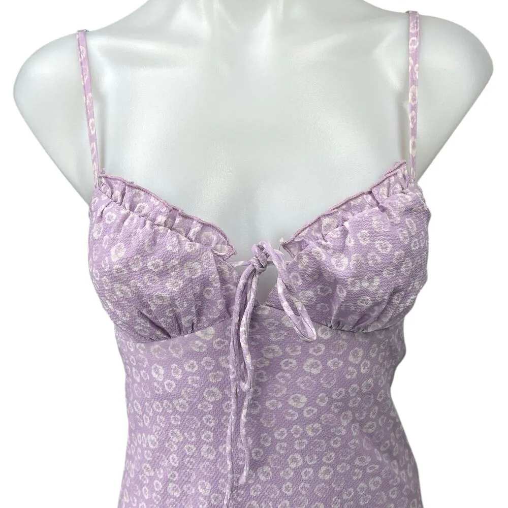 Princess Polly Willow Purple Spaghetti Cami Camisole Mini Tank Slip Dress Size 2 - Image 3