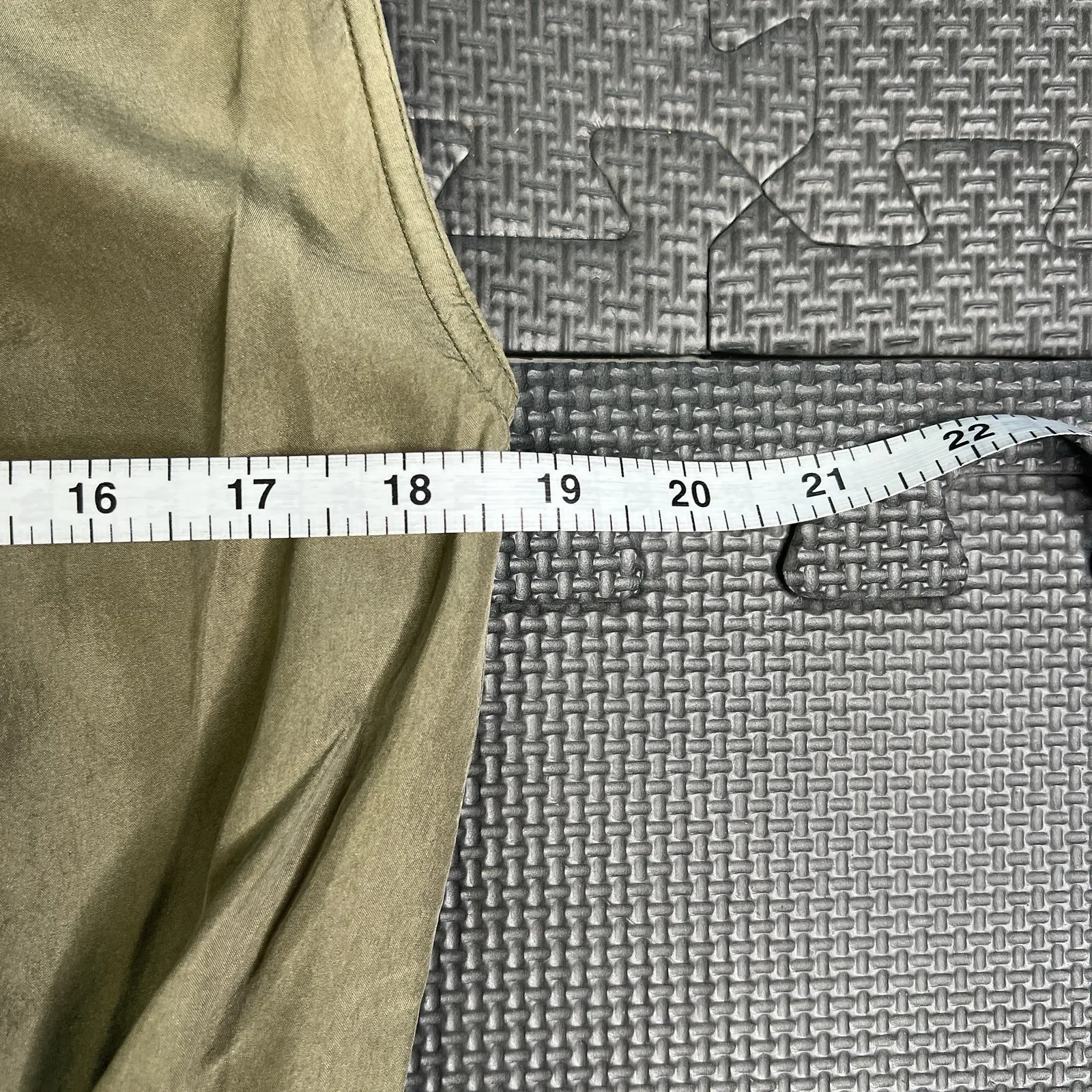 Rag‎ & Bone New York Women Sleeveless Trench Dress Olive Green Belted Utility Sm - Image 14