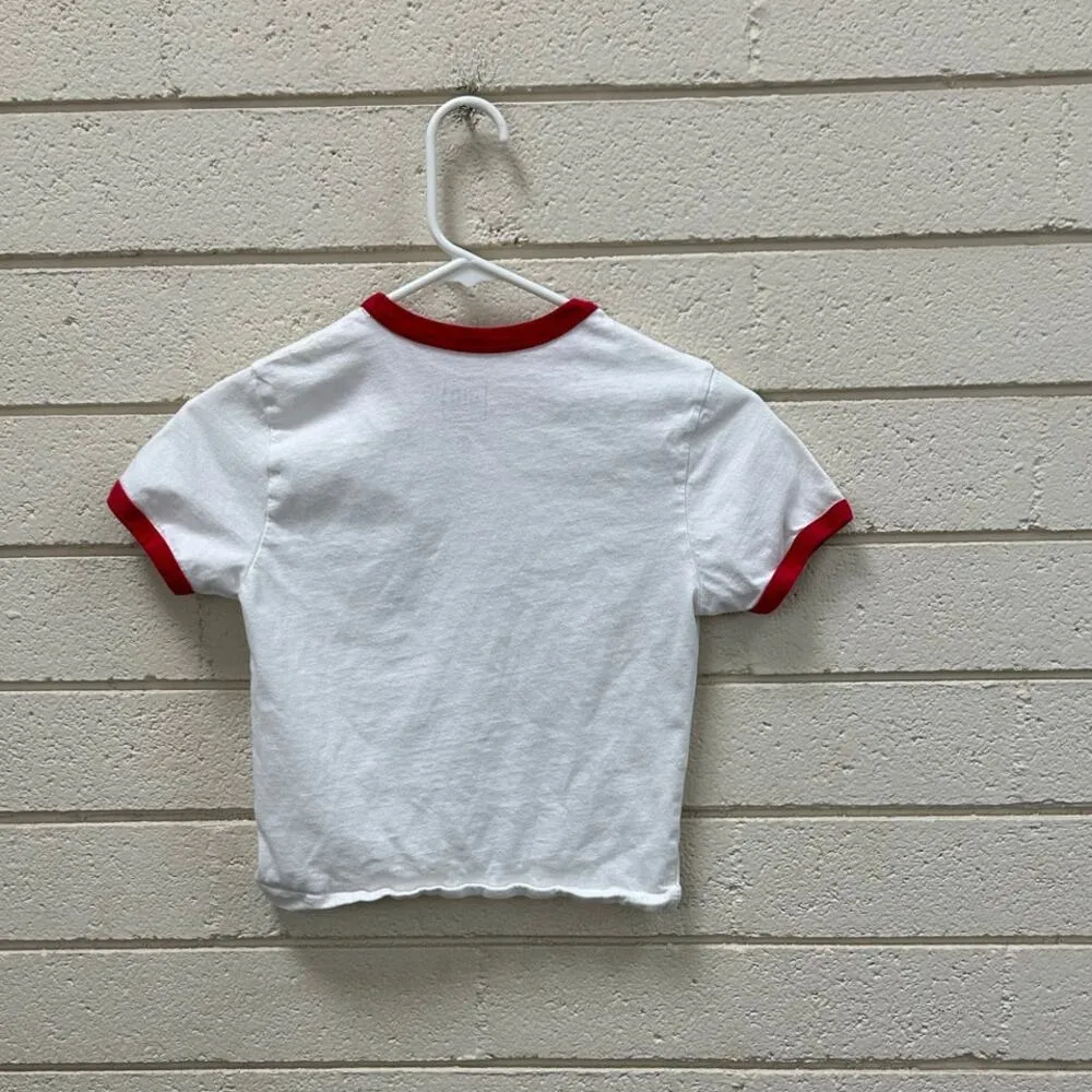 GM Camaro White Cropped Tee size XS - Image 2