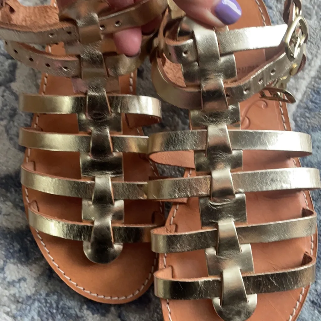 Like new Greek Gladiator sandals - Image 2
