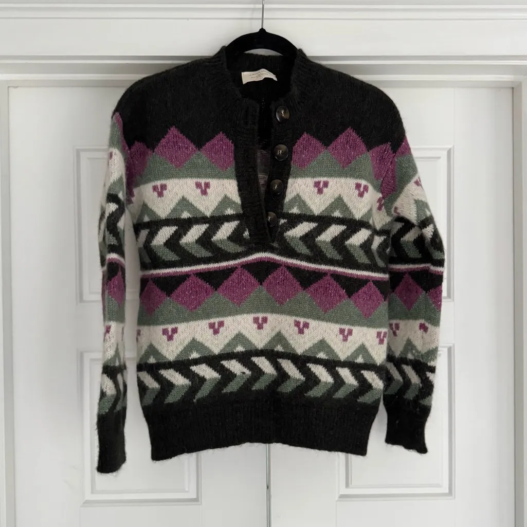 Sezane Georges Jumper Sweater, Small - Image 3
