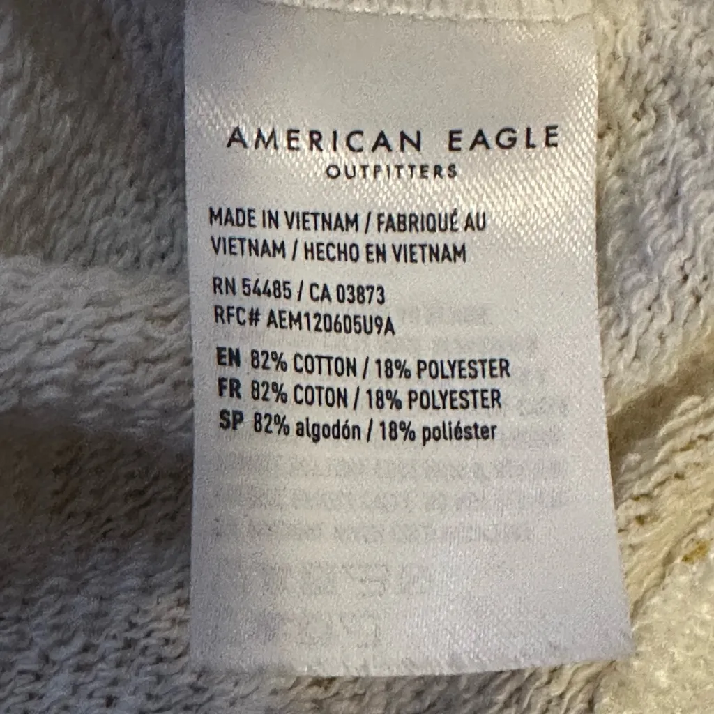 American Eagle Sweatshirt S Retro Floral Paisley Patchwork Print Boho Sweatshirt - Image 8