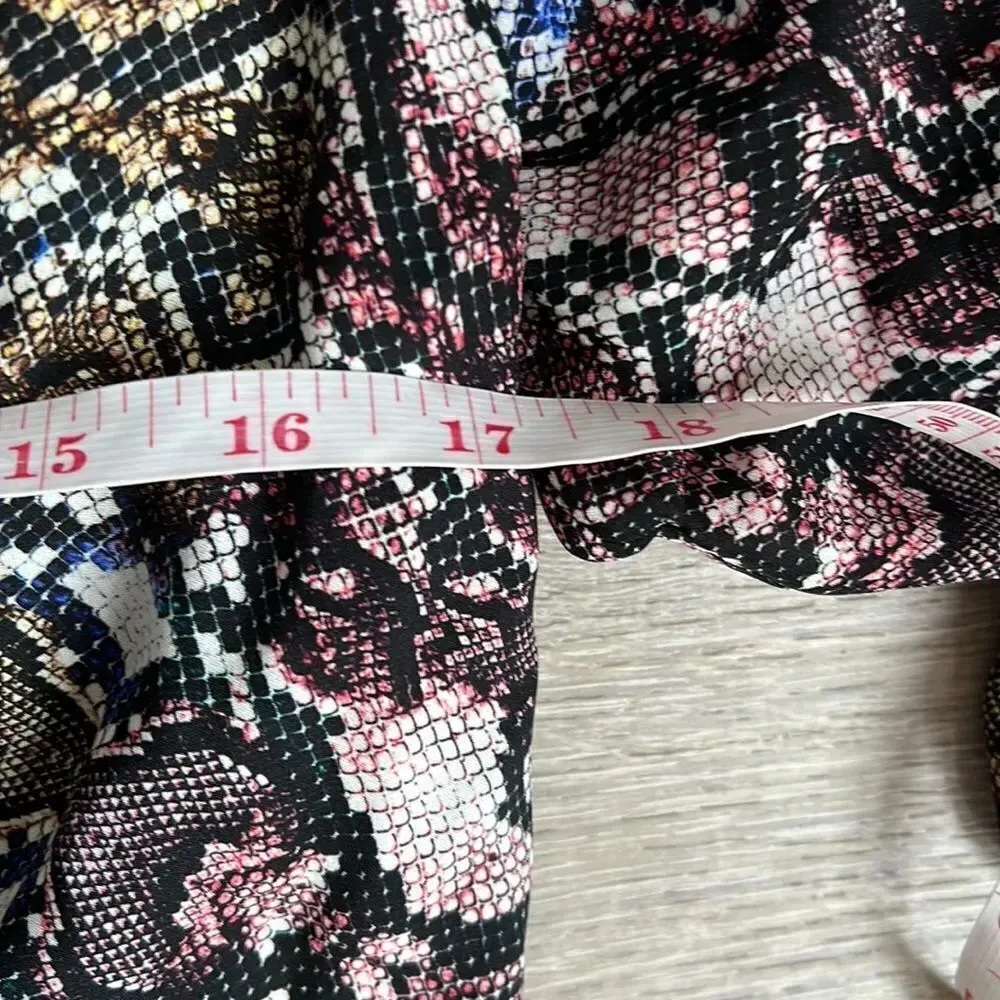 Parker Gladis Silk Snake Print Snakeskin Mini Dress - Image 10