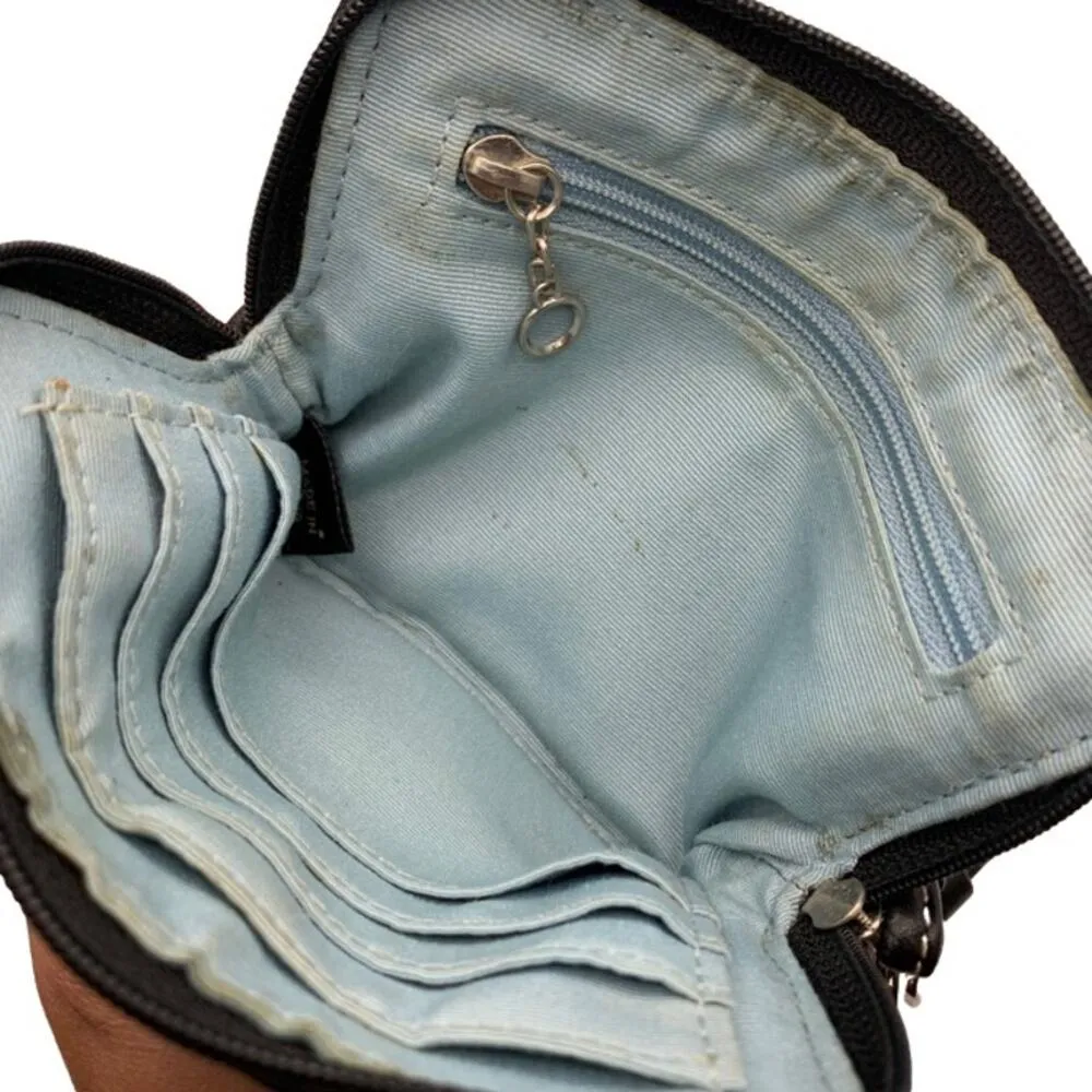 COACH Black White Signature Coated Canvas Wristlet - Image 3