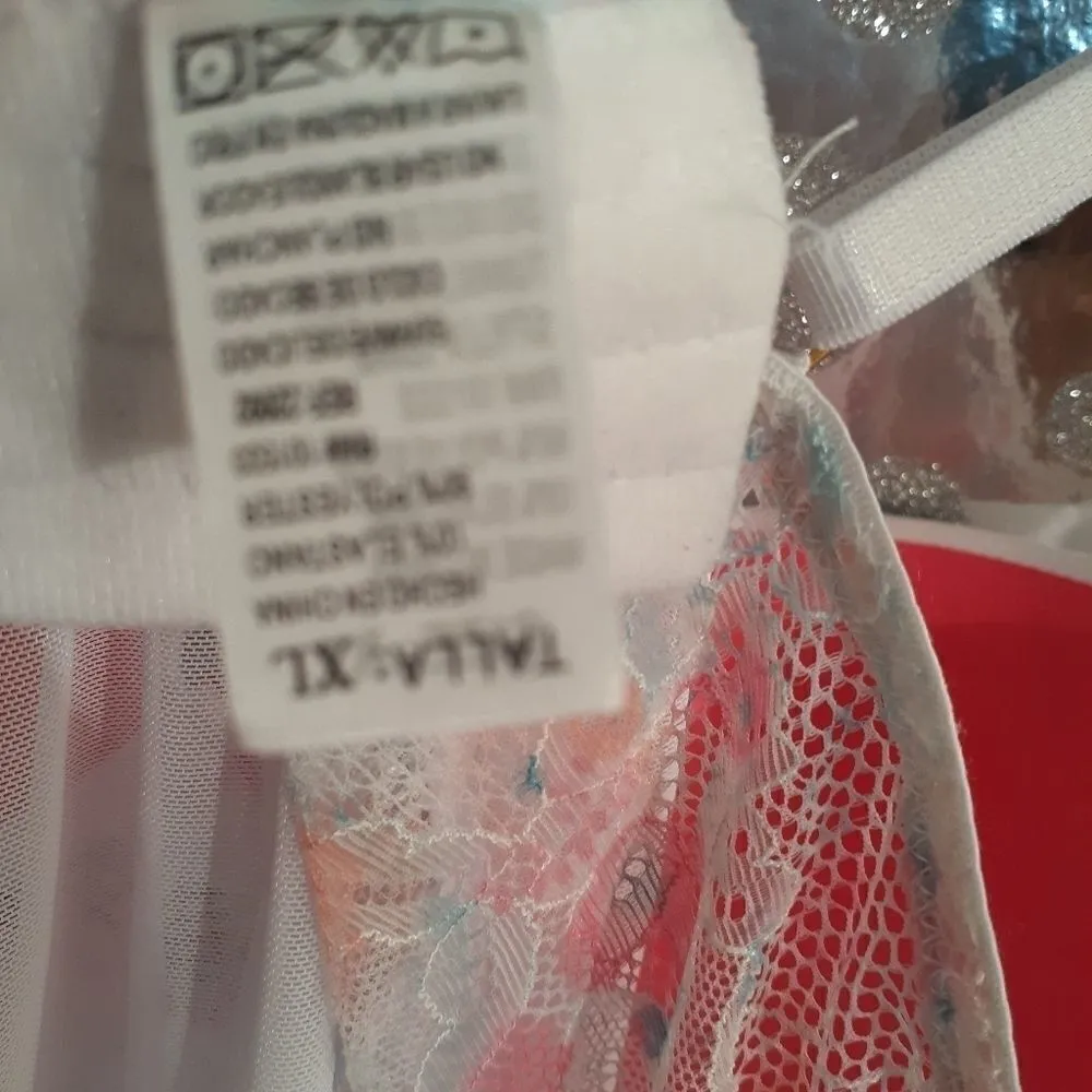 Baby Doll Underwire Bra!Spring Summer colors White Size undefined - Image 2