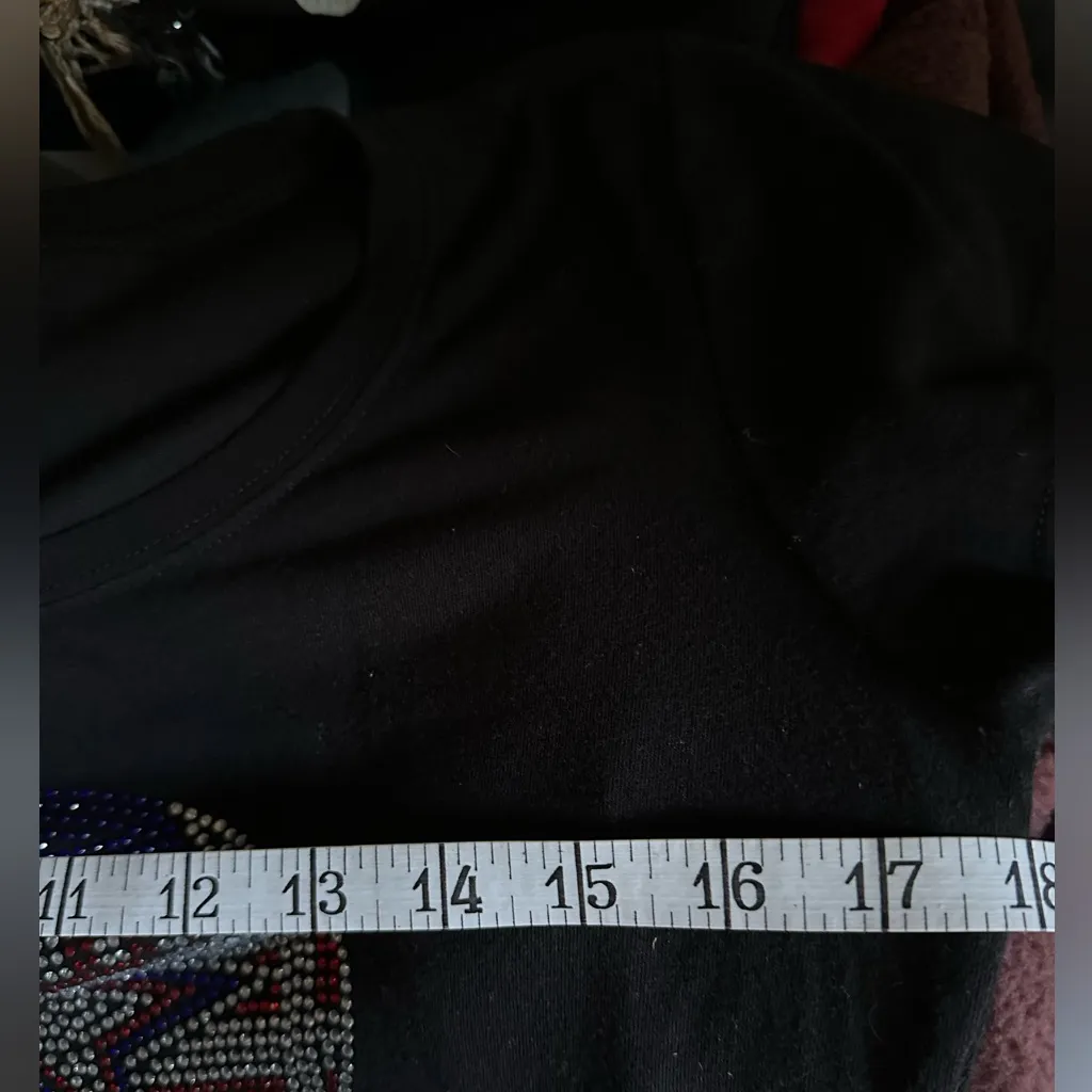 Houston Texans Rhinestone T Shirt – Sparkling bling Women’s Fan Apparel Black Size L - Image 8