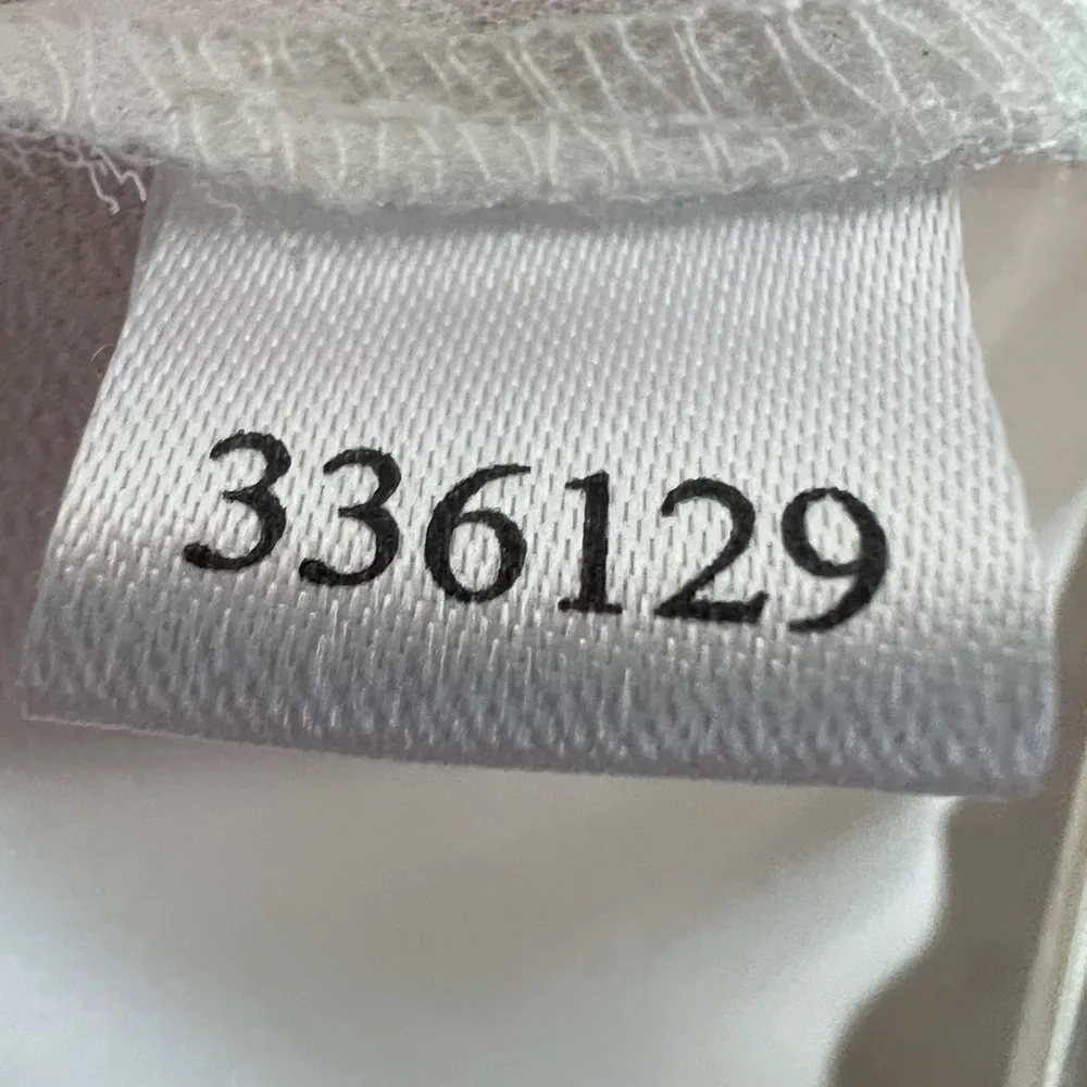 Ann Taylor Off-White w/ Beige & Pink Front Pleats 3/4 Sleeve Blouse Size Large - Image 9