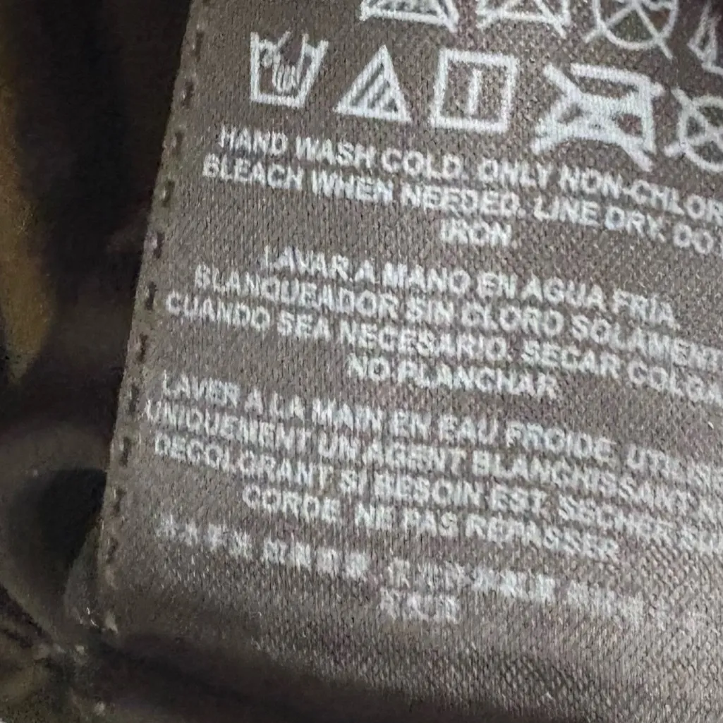 Guess Bronze‎ Metallic Cold Shoulder Blouse Size Small - Image 10