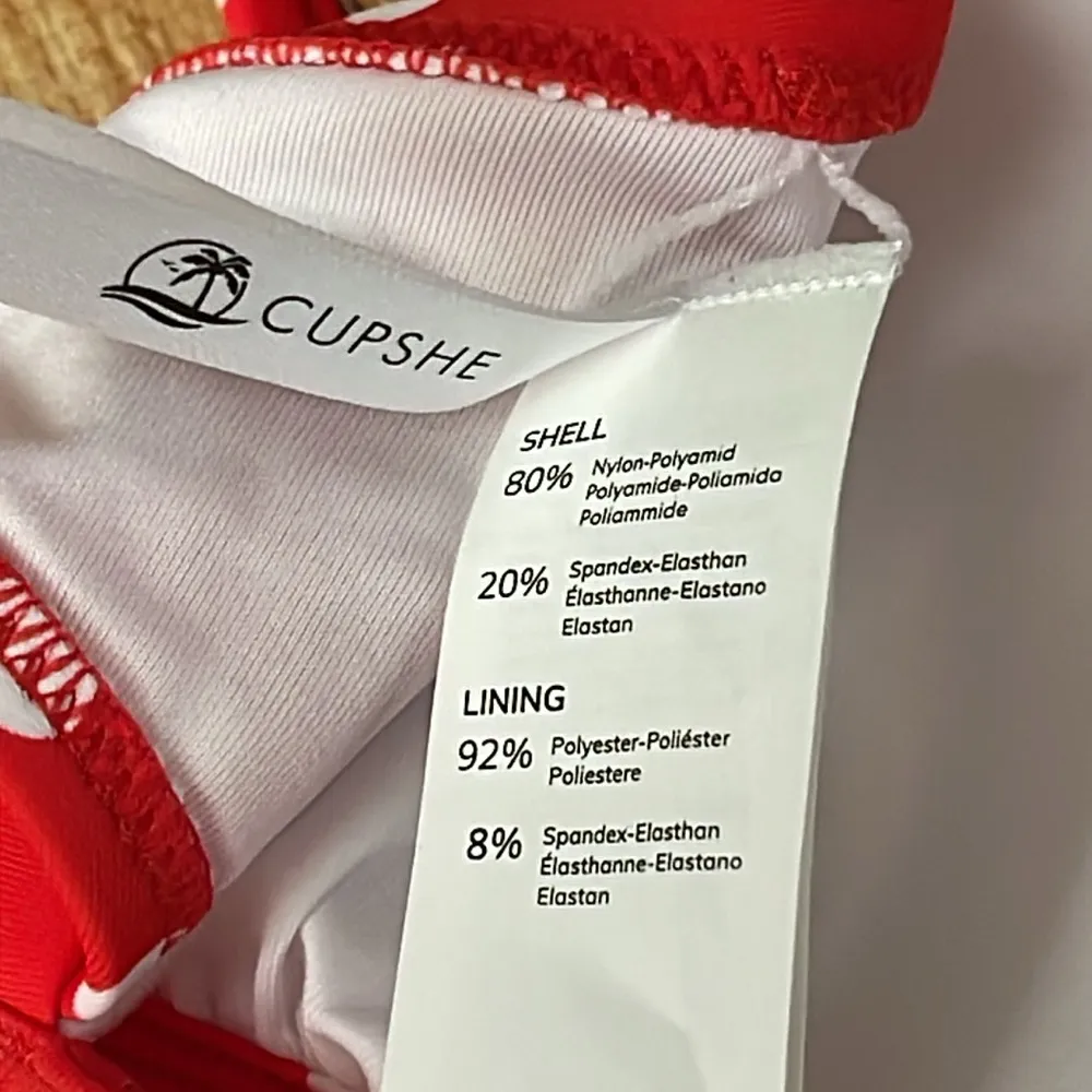 NWT CUPSHE women’s red sweetheart bikini set - Image 8