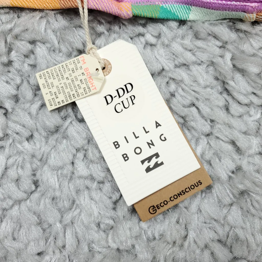 Billabong  Warm Waves Lila D-DD Bralette Underwire Bikini Top Size Medium - Image 5